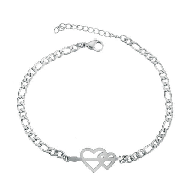 Wholesale Couple Bracelet Female High Sense Titanium Steel Bracelet Niche Design Couple Jewelry Stainless Steel Animal Letter Jewelry
